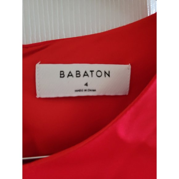 Aritzia Babaton Noah Red Mini dress size 4 Holiday Christmas - Picture 3 of 9